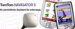 TomTom Navigator 5 fr PDA mit serieller GPS Maus