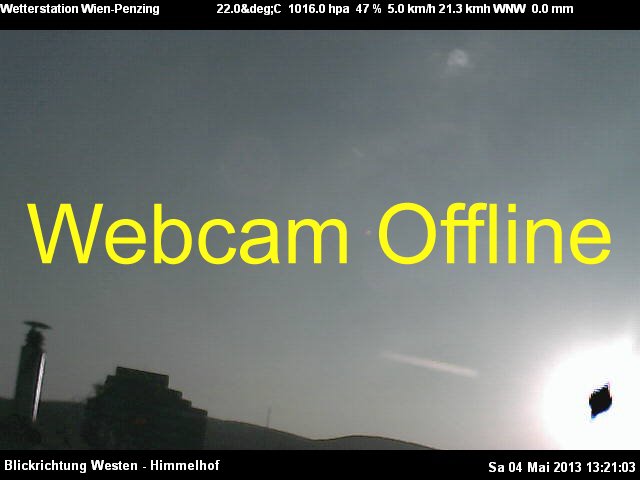 Webcam Wien - Penzing Vienna Austria - Webcams Abroad imágenes en vivo